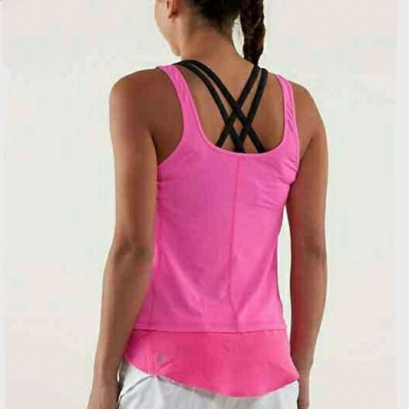 Lululemon Run: Mod Moves Singlet in Raspberry Glo - Picture 4 of 7